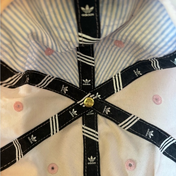 Adidas Light Pink Adjustable Buckle Back Cotton Baseball Cap OS Cotton Women - Picture 5 of 5